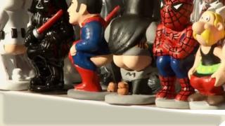 Watch Pooping Christmas Figurines Video