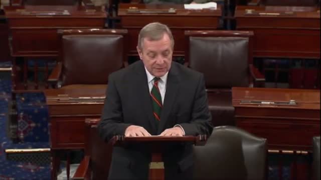 Watch Durbin: Reid Sounded Good in Call From Hospital Video