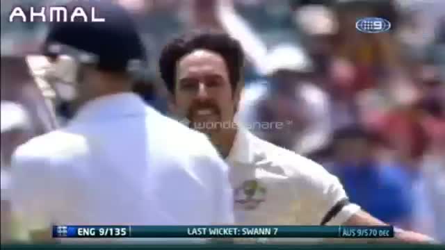Watch MITCHELL JONSON 7 for 40 VS England 2nd Ashes test 2013 ( All 7 Wickets ) Video