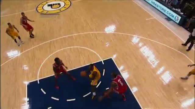 Watch NBA: Lance Stephenson's "Houdini" Ball Fake and Score Video
