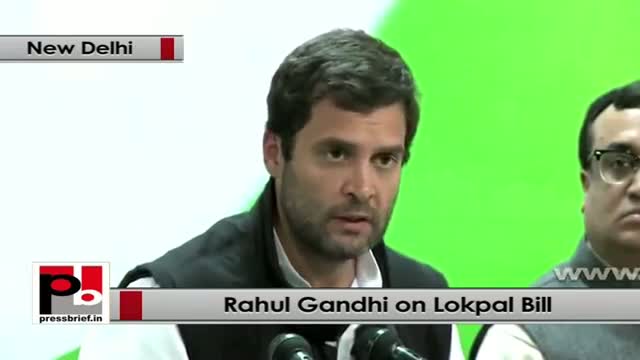 Watch Rahul Gandhi: Congress party fully support Lokpal Bill Video