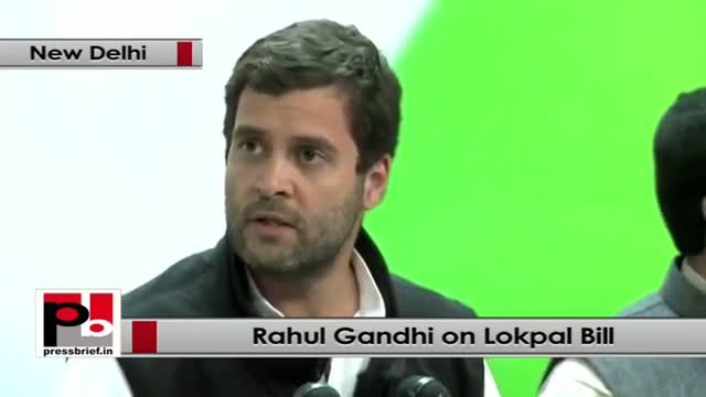 Watch Rahul Gandhi: Congress has been struggling to pass Lokpal, now we are 99% sure Video