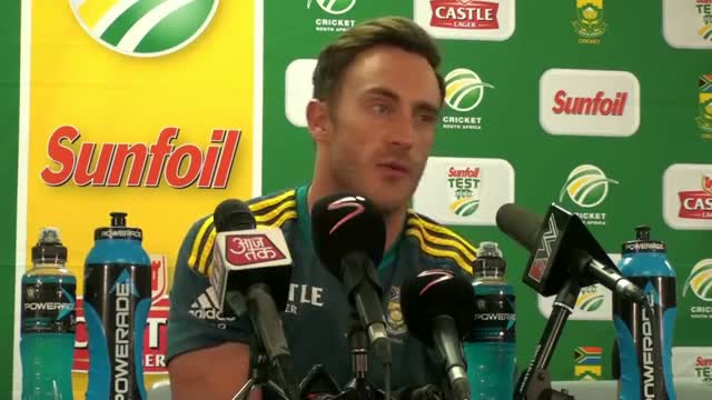 Watch Ind vs SA 1st Test: Du Plessis reacts on his run out Video