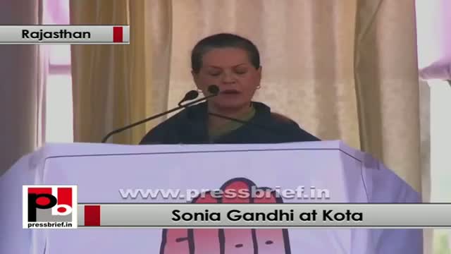 Watch Sonia Gandhi: Congress government in Rajasthan utilized central funds effectively Video