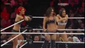 Watch 7 vs 7 WWE Divas Tag Team Elimination Match (25-11-13) Video