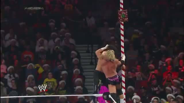 Watch Dolph Ziggler vs. Fandango - Christmas Present on a Pole Match: WWE Raw, Dec. 23, 2013 Video