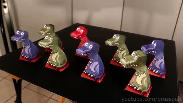 Watch Amazing T-Rex Illusion! Video
