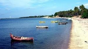 Watch Rameshwaram Sea Confluence Bay of Bengal and Indian Ocean Dhanuskodi, India Full HD Video