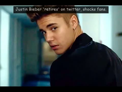 Watch Justin Bieber Is 'Officially Retiring' But Will Be Here Forever. Video