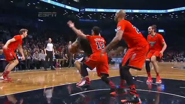 Watch Taj Gibson Denies Deron Williams with the Swat - Top NBA Christmas Plays Video