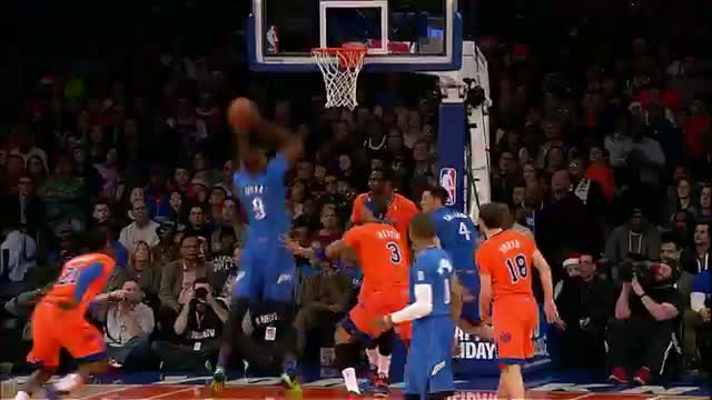 Watch Serge Ibaka Rattles the Rim - Top NBA Christmas Plays Video