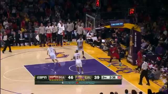 Watch NBA: LeBron James Dazzles Versus the Lakers in Tinseltown Video