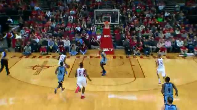 Watch NBA: Harden Hits Chandler Parsons for the High-Flying Oop Video
