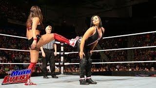 Watch The Bella Twins & Natalya vs. AJ Lee, Tamina & Aksana: WWE Main Event, Dec. 25, 2013 Video