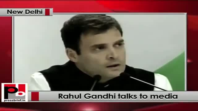 Watch Rahul Gandhi: The only issue is to build a framework against corruption Video