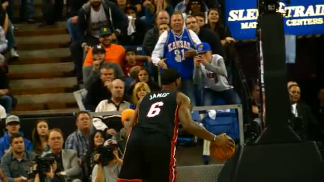 Watch NBA Phantom: LeBron James' Windmill Dunk vs Kings Video