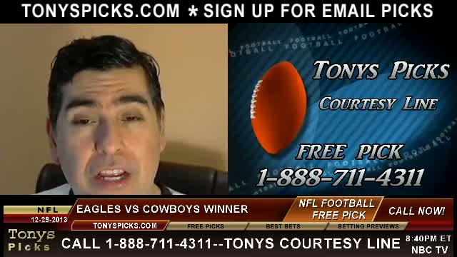 Watch Philadelphia Eagles vs. Dallas Cowboys Pick Prediction NFL Pro Football Odds Preview 12-29-2013 Video