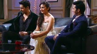 Watch Alia Bhatt, Siddharth Malhotra, Varun Dhawan - Koffee With Karan 4 Video