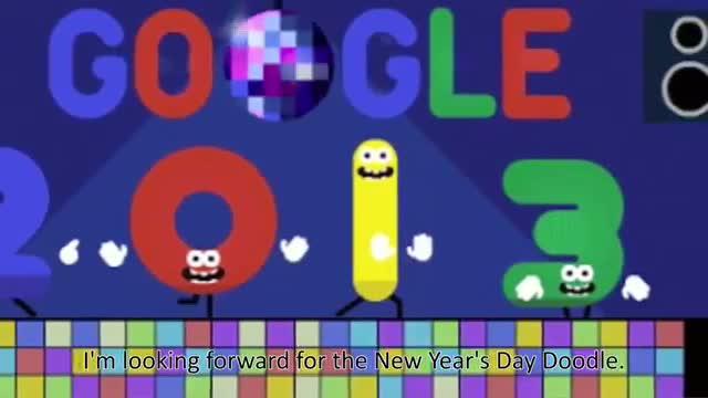 Watch New Year's Eve 2013 - Google Doodle - 31st December 2013 Video