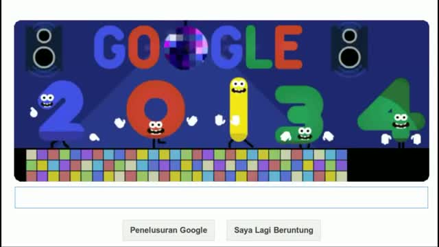 Watch New Year's Eve 2013: Google posts an animated doodle Video