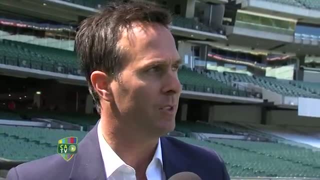 Watch Vaughan reviews the MCG Test Video