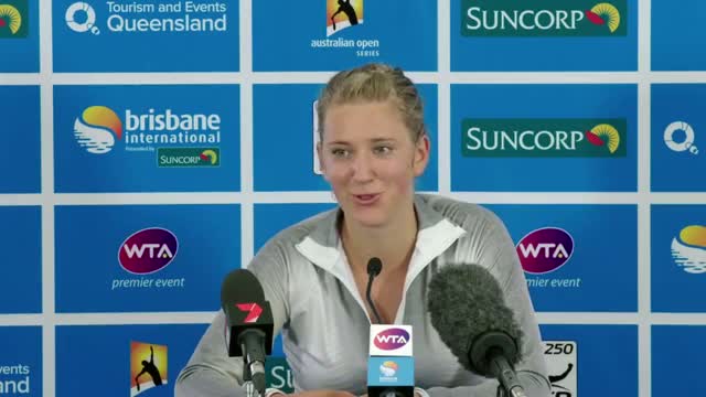 Watch Victoria Azarenka 2nd Round Press Conference Brisbane International 2014 Video