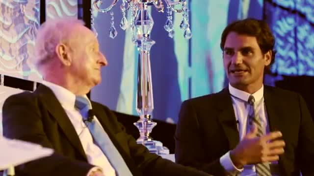 Watch Roger Federer and Rod Laver on how to play one another - Brisbane International 2014 Video