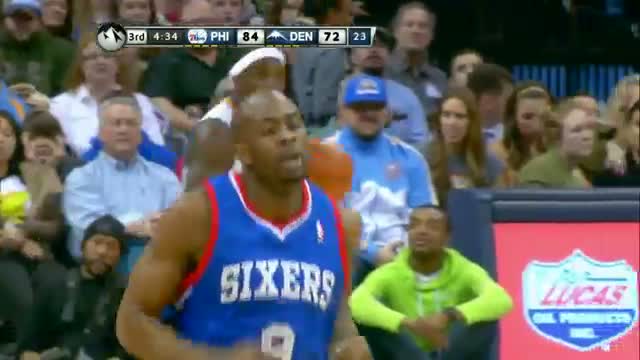 Watch NBA: Thaddeus Young Spikes a Pass Forward for the James Anderson Dunk Video