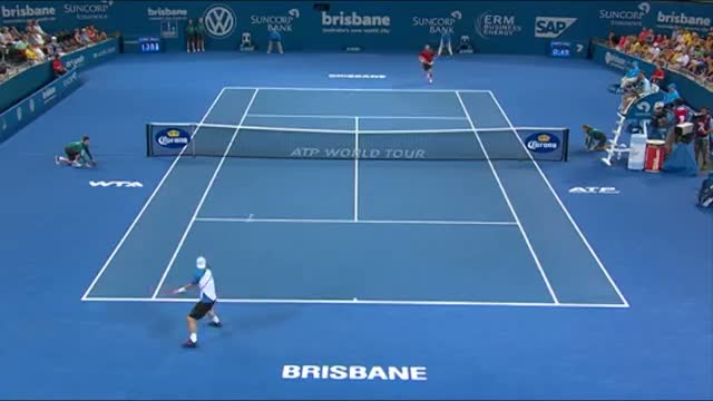 Watch Feliciano Lopez v Lleyton Hewitt - Highlights Men's Singles Round 2: Brisbane International 2014 Video