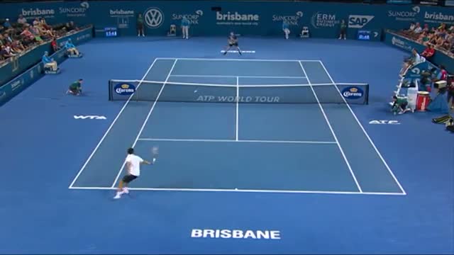 Watch Pierre-Hugues Herbert v Samuel Groth - Highlights Men's Singles Round 2: Brisbane International 2014 Video