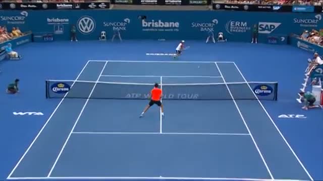 Watch Marin Cilic v Kei Nishikori - Highlights Men's Singles Quarter Finals: Brisbane International 2014 Video