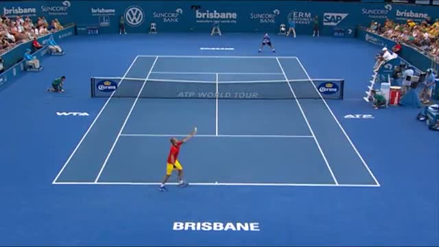 Watch Lleyton Hewitt v Marius Copil - Highlights Men's Singles Quarter Finals: Brisbane International 2014 Video