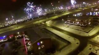 Watch Drone Captures Footage Of Iceland's New Year's Fireworks Video
