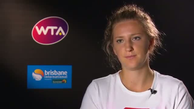 Watch Victoria Azarenka 2014 Brisbane International SF Interview Video