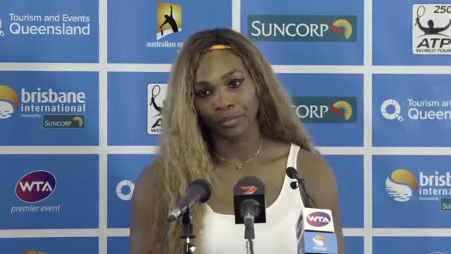 Watch Serena Williams Semi Final Press Conference - Brisbane International 2014 Video