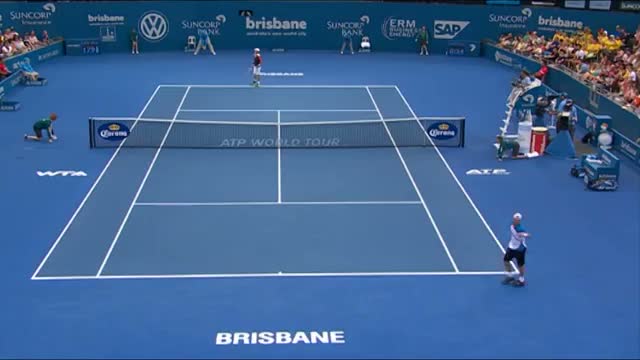 Watch Lleyton Hewitt v Kei Nishikori - Highlights Men's Singles Semi Finals: Brisbane International 2014 Video