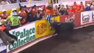 Watch Bull Launches Woman Into The Air Video