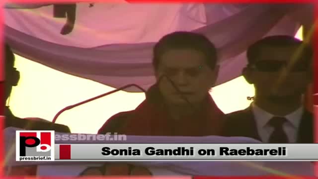 Watch Sonia Gandhi: Opposition eyes for power, we want development Video
