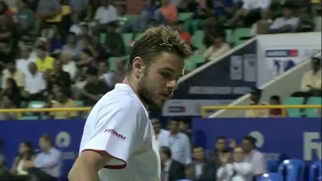 Watch Chennai 2014 Sunday Highlights Wawrinka Roger-Vasselin Video