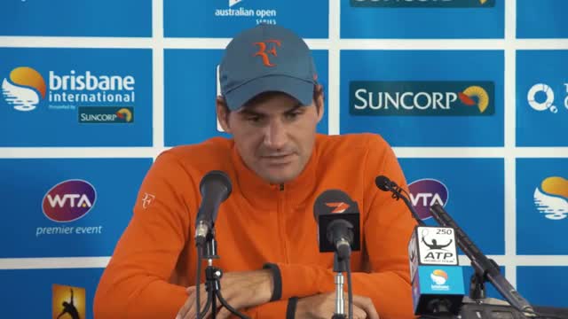 Watch Roger Federer - Semi Final Press Conference - Brisbane International 2014 Video