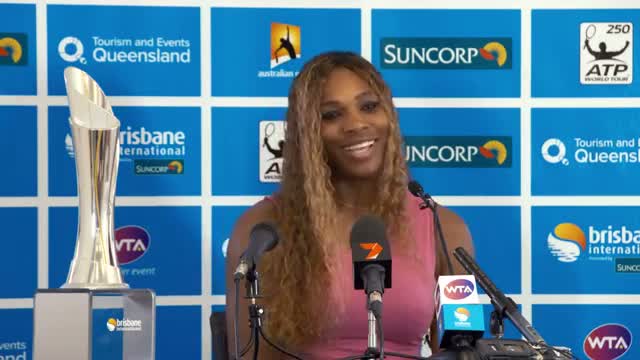 Watch Serena Williams - Womens Final Press Conference - Brisbane International 2014 Video