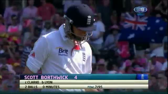 Watch Australia 2nd Innings Wickets v England - Ashes 2013-14 - 5th Test SCG - 5 January 2014 Video