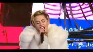 Watch Miley Cyrus - New Years Rockin' Eve - Full Performance 2013 (Wrecking Ball & #GETITRIGHT) Video