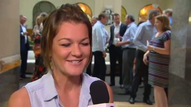Watch 2014 Apia International Sydney Players Party - Aga Radwanska & Caro Wozniacki Video