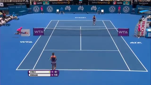 Watch Sara Errani 2014 Apia International Sydney Hot Shot Video