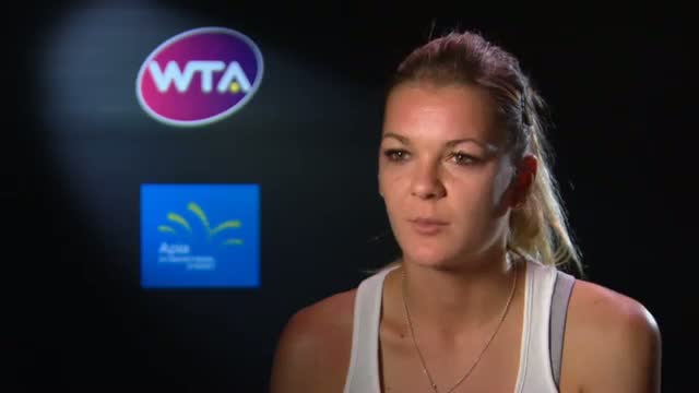 Watch Agnieszka Radwanska 2014 Apia International Sydney Preview Interview Video