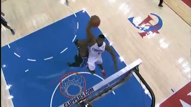 Watch NBA: DeAndre Jordan POSTERIZES Glen Davis Video