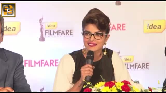 Watch Priyanka Chopra gets ANGRY at a Reporter over SHAHRUKH KHAN 59th Idea Filmfare Awards 2013 Video