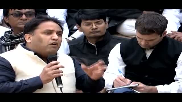 Watch Rahul Gandhi at the consultations session with minorities on party's manifesto on Dec 23, 2013 Video