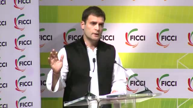 Watch Rahul Gandhi talks about RTI being passed by the UPA government during his address at FICCI. Video